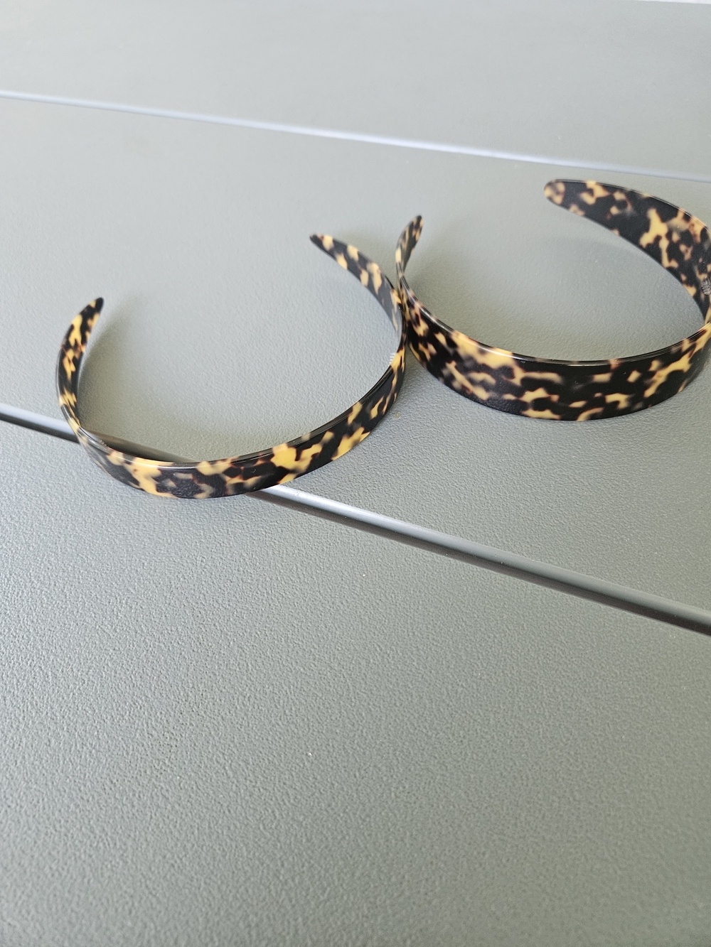 Tortoiseshell Wide Hairband Headband - Brown/Black